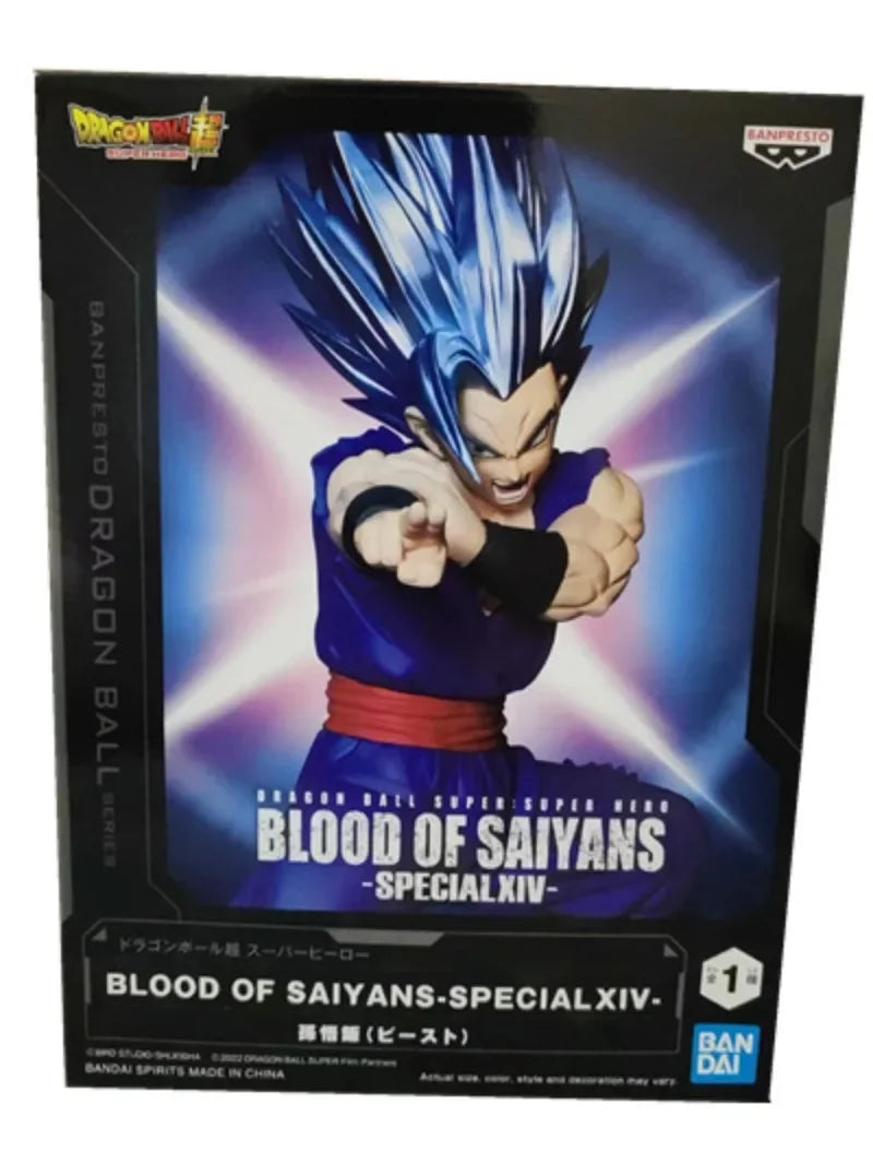 Bandai Original BANPRESTO Anime Dragon Ball Super Hero BLOOD OF SAIYANS SPECIALXIV Beast Son Gohan Action Figures Kids Toys