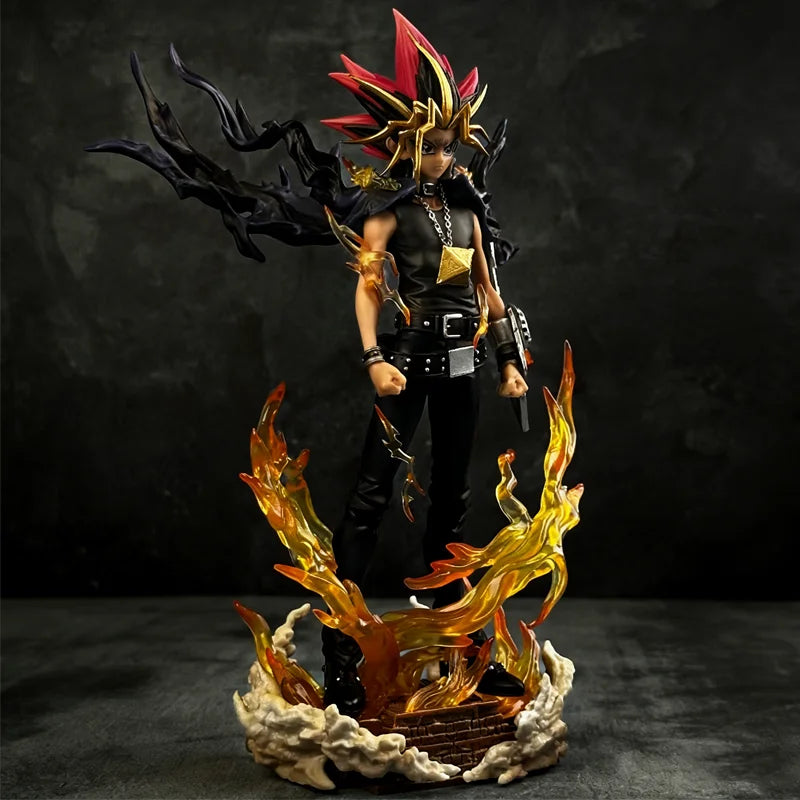 Anime Anime Figure - 28cm Pvc Collectible Model Statues - Yugi Muto Dual-Headed Duel Monster Decoration For Christmas Gifts