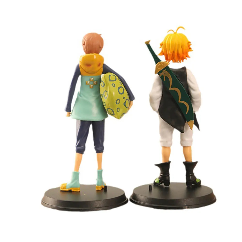 16CM The Seven Deadly Sins Figure Meliodas King Standing Animation Model gift doll collection decoration PVC
