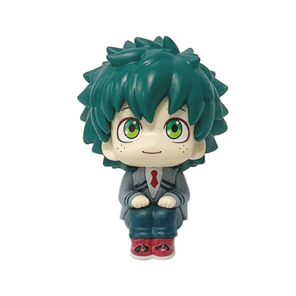 10cm boku no hero academy anime figure midoriya izuku action figure bakugo katsuki/todoroki shoto statuette pvc collection toys