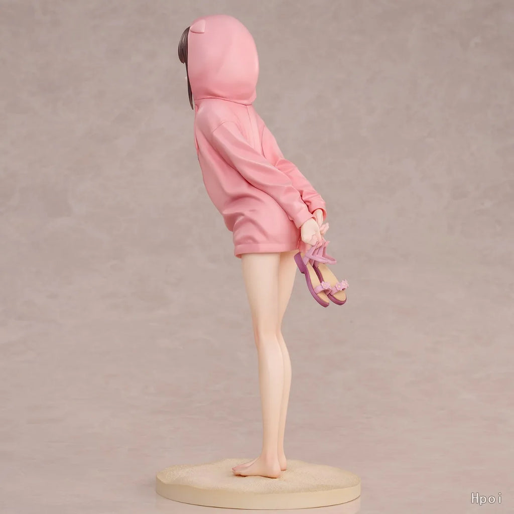 '++In Stock Original UnionCreative Swimsuit Hoodie Misaki 26CM PVC Base with Anime Detachable Model Figure Girl Doll Collection