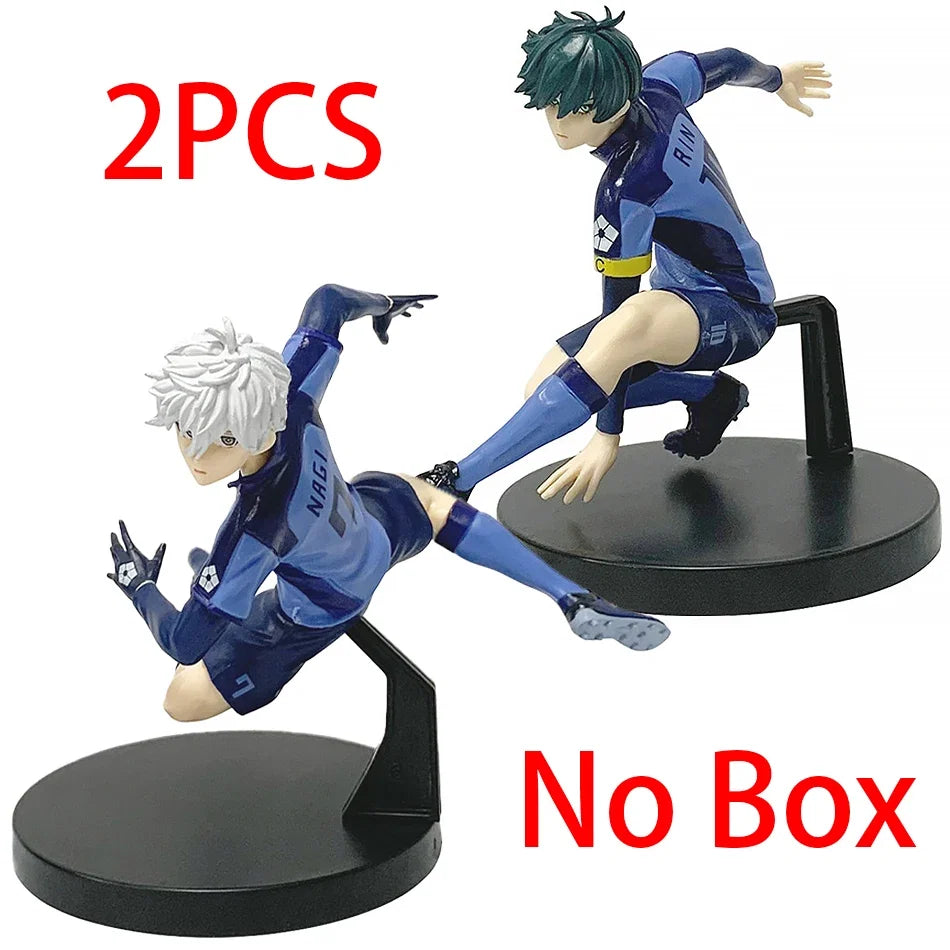 10cm Q Version Blue Lock Anime Figure Sagi Yoichi Chigiri Hyoma Nagi Seishiro Figures Collection Model Figurine Doll Toy