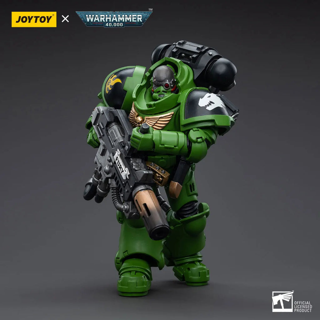 Pre-Order] JOYTOY Warhammer 40K Salamanders  Captain Adrax Agatone Eradicators Brother T'Kren Sergeant Bragar Action Figure Toys