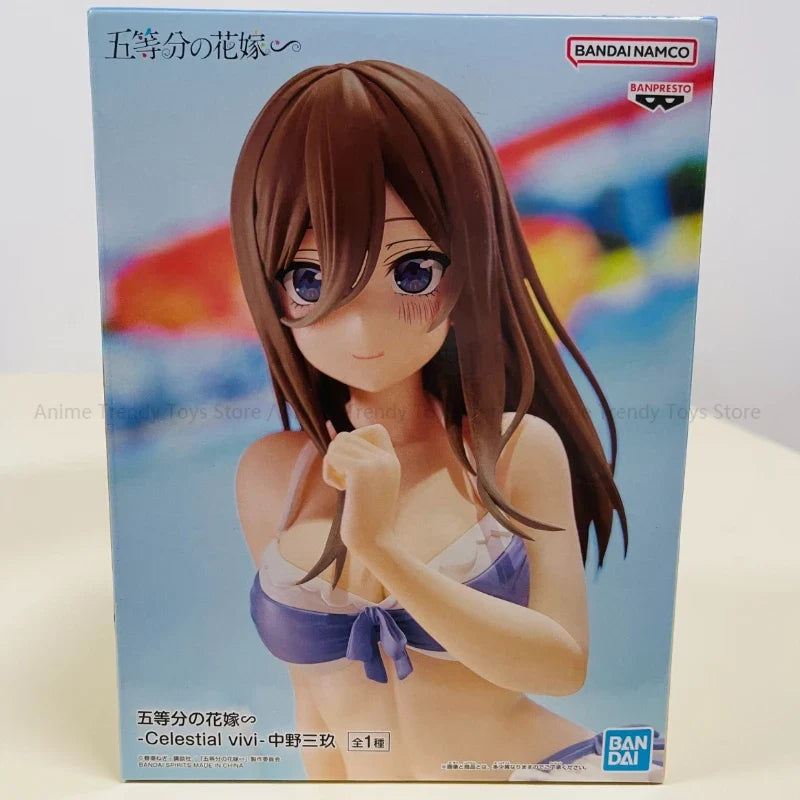 In Stock Bandai Banpresto Celestial vivi Nakano Miku The Quintessential Quintuplets Anime Action Figure Model Toys WY