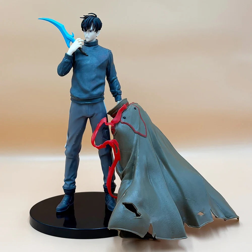 Solo Leveling Sung Jin woo Cloak Anime Figure 21CM Collectible Model Doll Toys Gifts