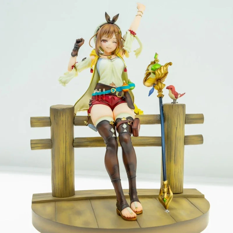 Atelier Ryza: Ever Darkness & the Secret Hideout Reisalin Stout 25.5cm PVC Anime Figur Modell Spielzeug Figur Sammlung Puppe Geschenk