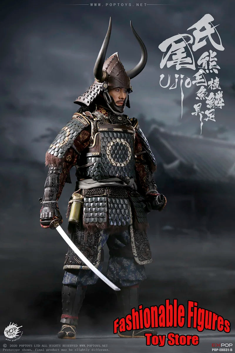 POPTOYS EX031B Collection Edition 1/6 Men Soldier Brave Samurai Full Set 12'' Action Figure Body Model Toys Dolls Best Fans Gift