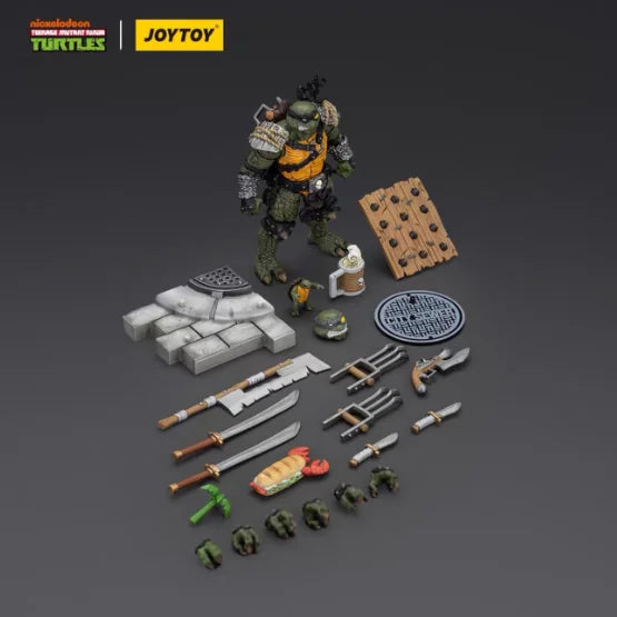 【SF】JOYTOY 1/18 Action Figure TMNT Slash  Prime Model Toy Gift