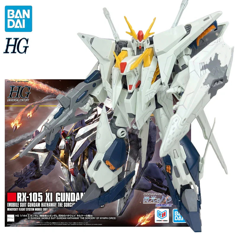 BANDAI HG 1/144 Mobile Suit Gundam Hathaway: The Sorcery Of Nymph Circeâ€Œ RX-105 Xi GUNDAM Anime Action Figures Assembly Toy