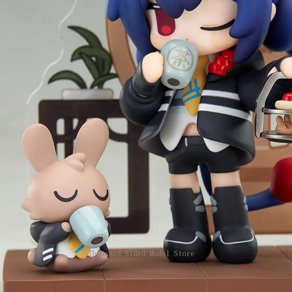 Original APEX-TOYS Have Some Dessert Q Version Series  Arknights Anime Figure Chen Talulah Arutorias Action Model 10CM Gift