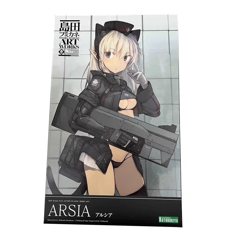 Kotobukiya Genuine FRAME ARMS GIRL Mecha Girl Series Shimada Bunkin ARTYNIA and ARSIA Action Figure Toy