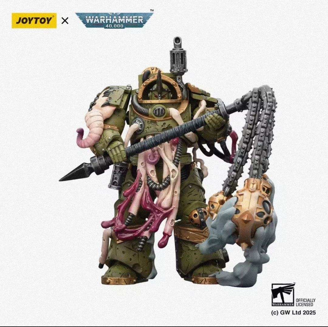 JOYTOYDark Source Warhammer40KDeath Guard Death Shroud Terminator Trio1:18Movable Soldier