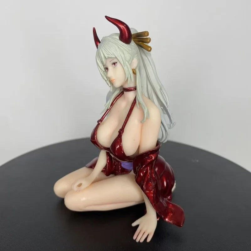Large Size Gk Kimono Yamato Kneeling Pose Anime Beautiful Girl Figure: Exquisite Anime Peripheral Model  For Otaku Collection