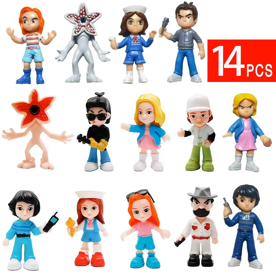 TV Figure Stranger TV Plays Figure Toy Will Byers Eleven Dolls Action Figure Cake Collect Decoration Gift