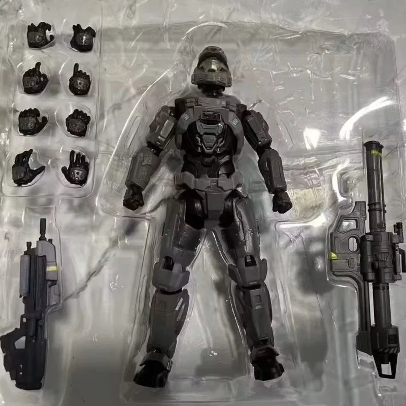 2 Signs 1/12 Articulated Master Chief Pvc Action Figure Collectible Model Toy 18cm Gifts Genuine