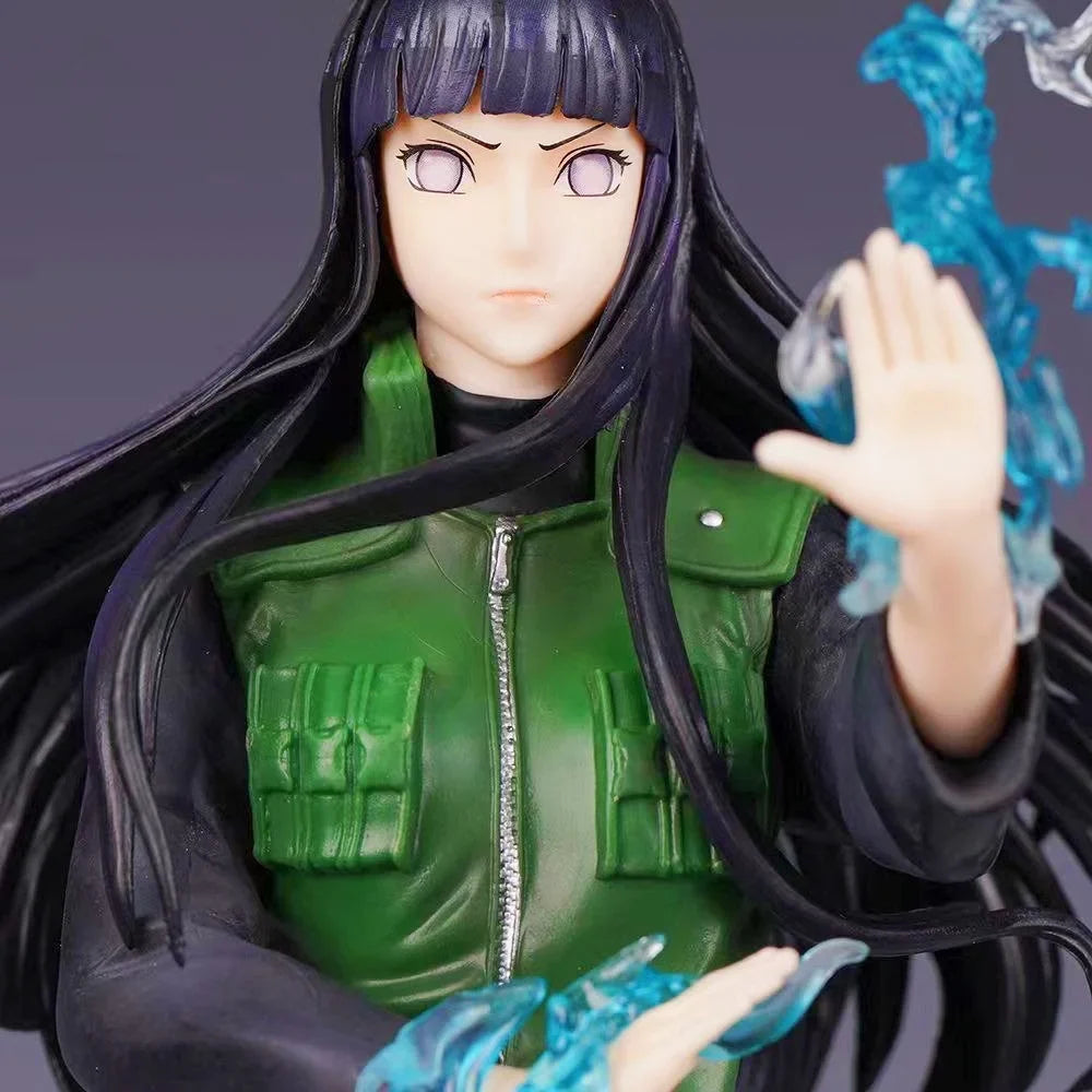 34cm/13.39in Anime NARUTO Figure Hyuga Hinata Action Figures Pvc Statue Desktop Ornamen Collection Model Toys Gifts