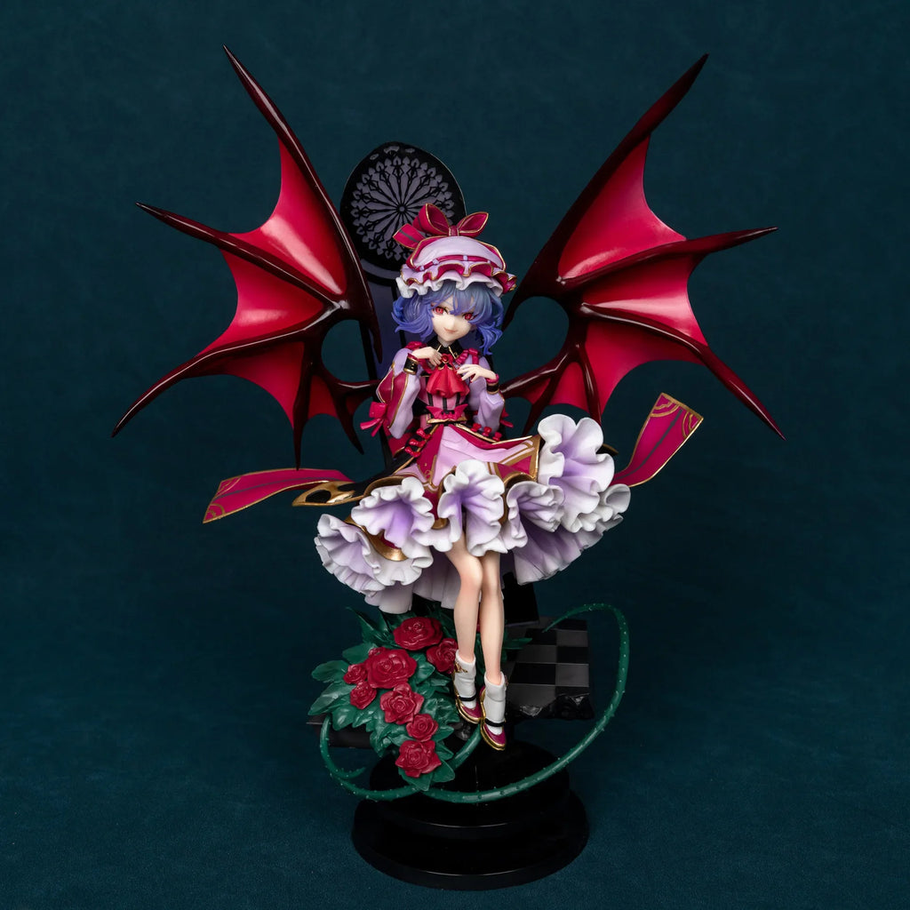 Touhou Project Remilia Scarlet Devil Lady Figurine Scarlet Devil Mansion Anime Girl Model Pc Case Ornament Christmas Presents