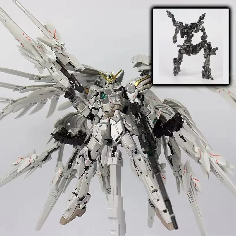 In Stock DABAN 8827 MG 1/100 Wing Snow White Xxxg-00ysw Assembly Model Kits Anime Action Figure Robot Plastic Model Gifts Toys