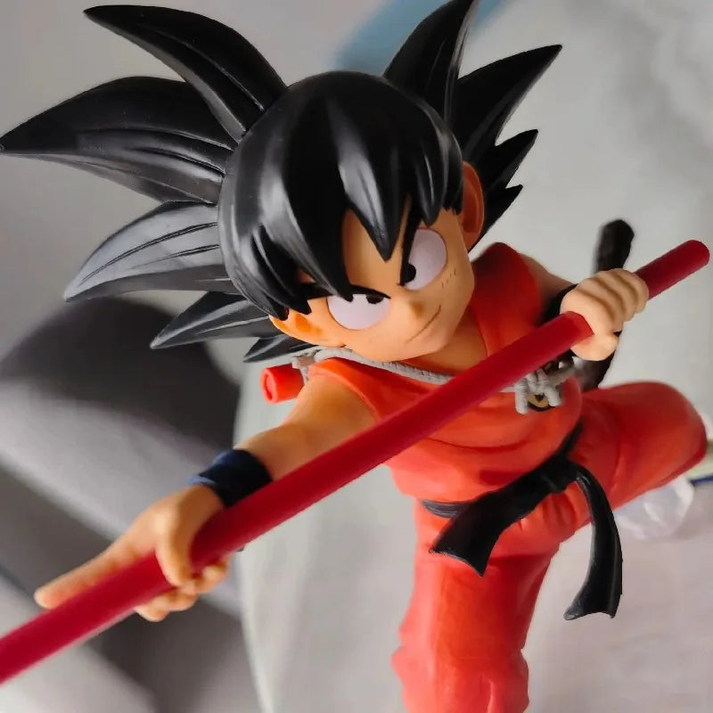 Anime Figurine Dragon Ball Son Goku Q Version Action Character Cartoon Desktop Ornament PVC Model Statue Collection Toys Gifts