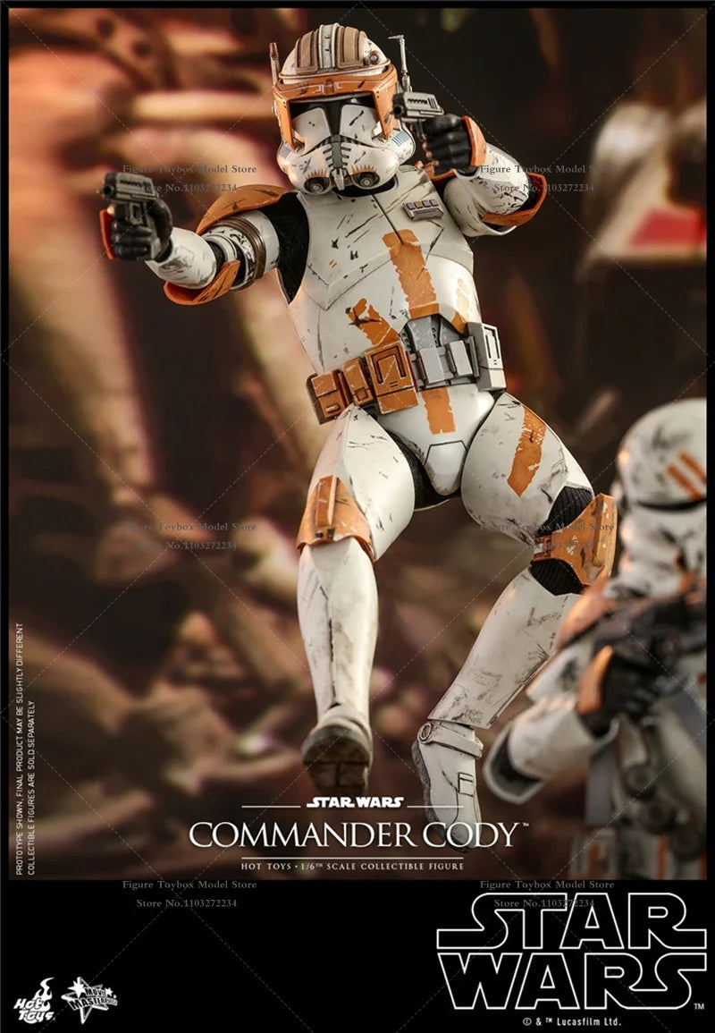 HOTTOYS HT MMS524 1/6 Clone Commander Cody Movable Figure Star Wars：Episode III - Revenge of the Sith 12" Full Set Soldier Gift