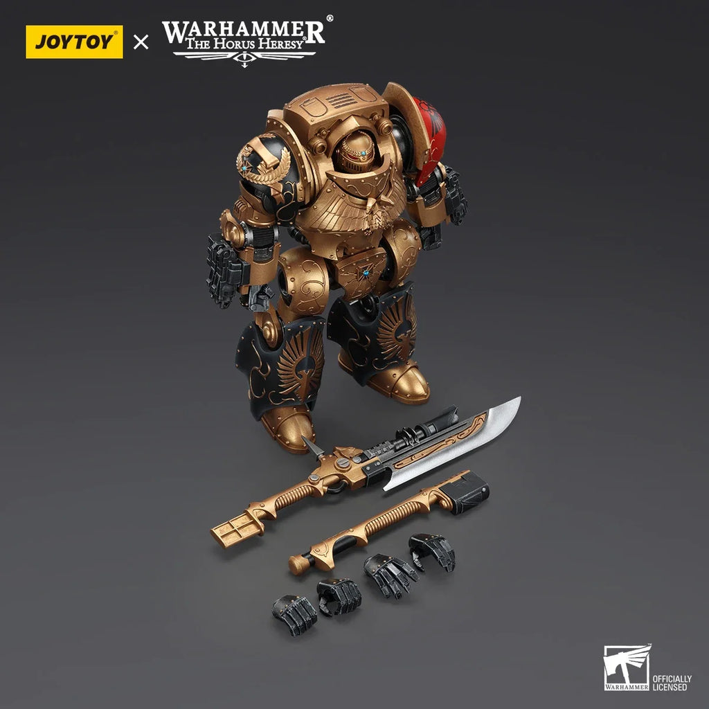 JOYTOY Warhammer The Horus Heresy Action Figure Legio Custodes Contemptor Anime Figurine Joint Movable Model Collector Toy gifts