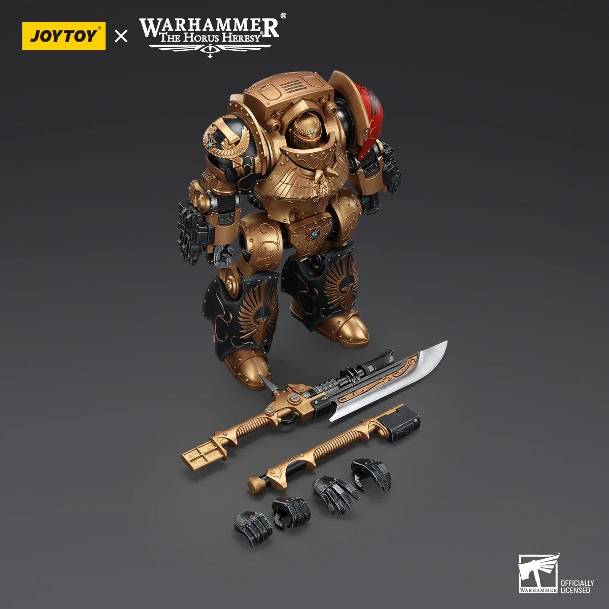 JOYTOY Warhammer The Horus Heresy Action Figure Legio Custodes Contemptor Anime Figurine Joint Movable Model Collector Toy gifts