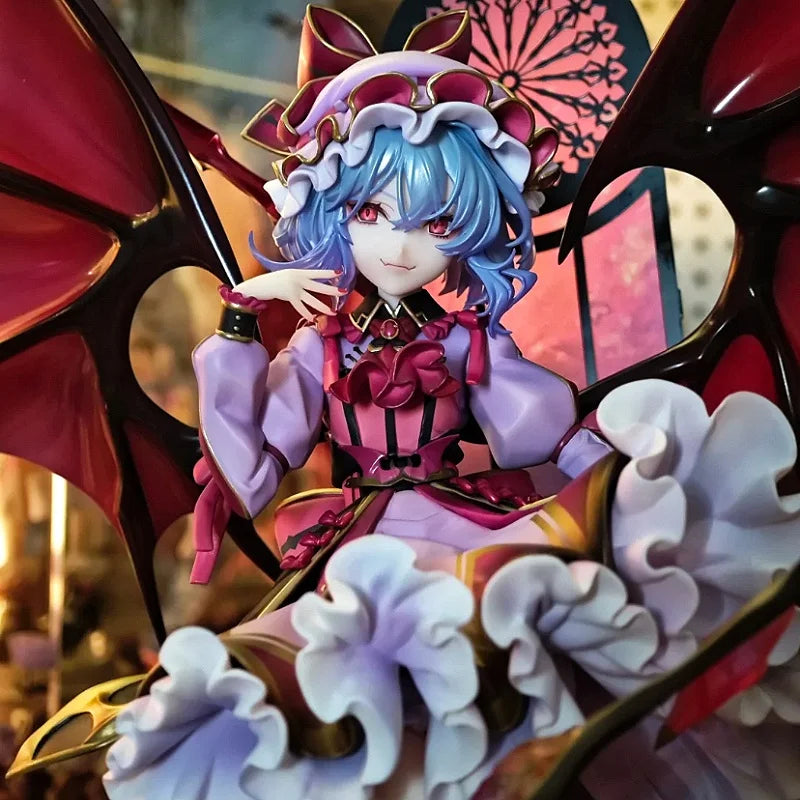 31cm Touhou Project Remilia Scarlet Action Figure Desktop Model Statue For Boys Game Character Collectible Ornament Toy Gift
