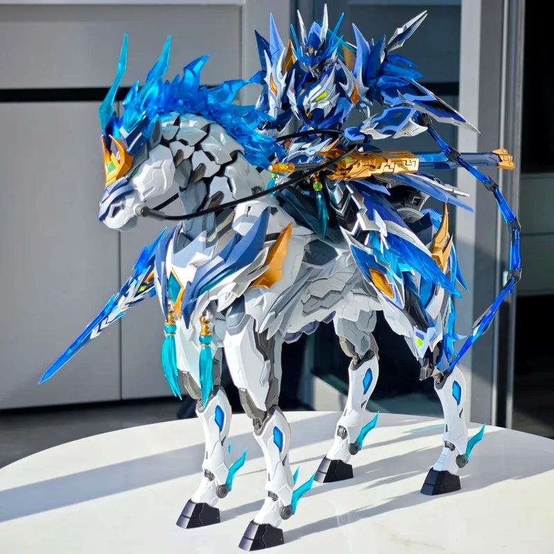 【In Stock】MOTOR NUCLEAR MNP-XH05 ZHAOYUN Assembling Movable Model Toys Alloy Skeleton MechaTIANYOUXING LONGDANHUJIANG With Horse