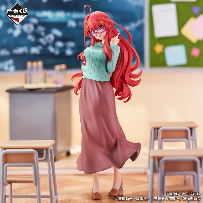 In Stock Bandai Ichiban The Quintessential Quintuplet Ichika Nakano Nino Miku Itsuki 5 Years Later Figure Anime Action Model Toy