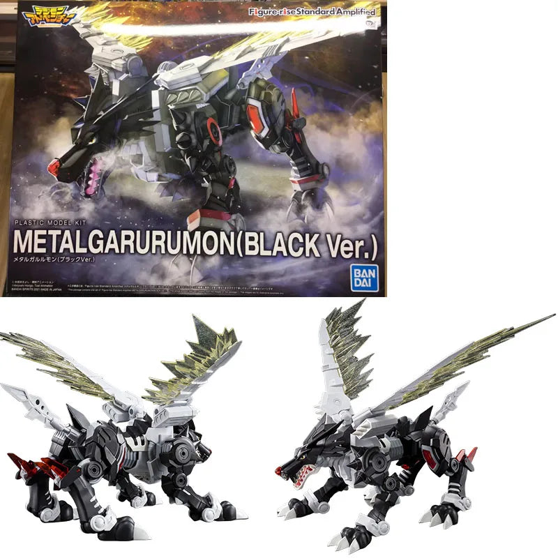 Bandai Genuine FRS Digimon Adventure Metal Garurumon War Greymon Omegamon X-Antibody Anime Action Figure Assembly Model Toy Gift