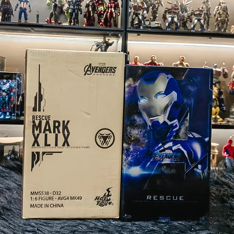 New Genuine Hot Toys HT MMS538D32 Avengers End Game Little Chili MK49 1/6 Scale Action Figures Collectible Model Toys Customized