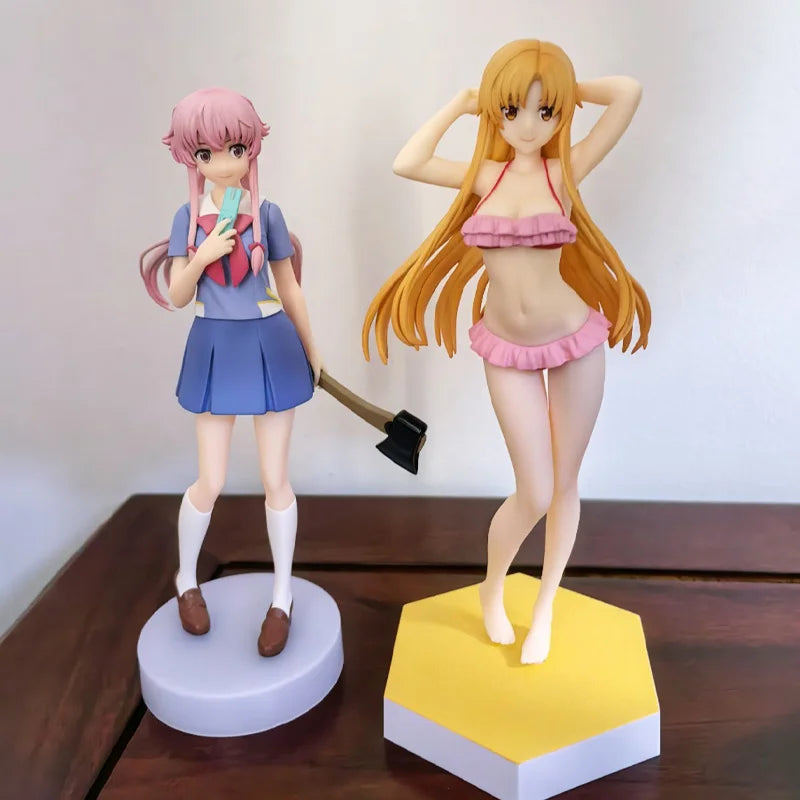 In Stock Genuine Pop Up Parade Beach Queens Sword Art Online Progressive Yuuki Asuna 17cm Figures Collectibles Models Ornament