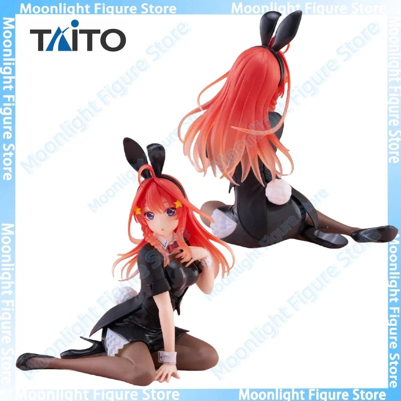 In Stock TAITO Desktop Cute Nakano Itsuki Bunny Girl Doll Ornaments Anime Action Figure Toy Gift Model Collection