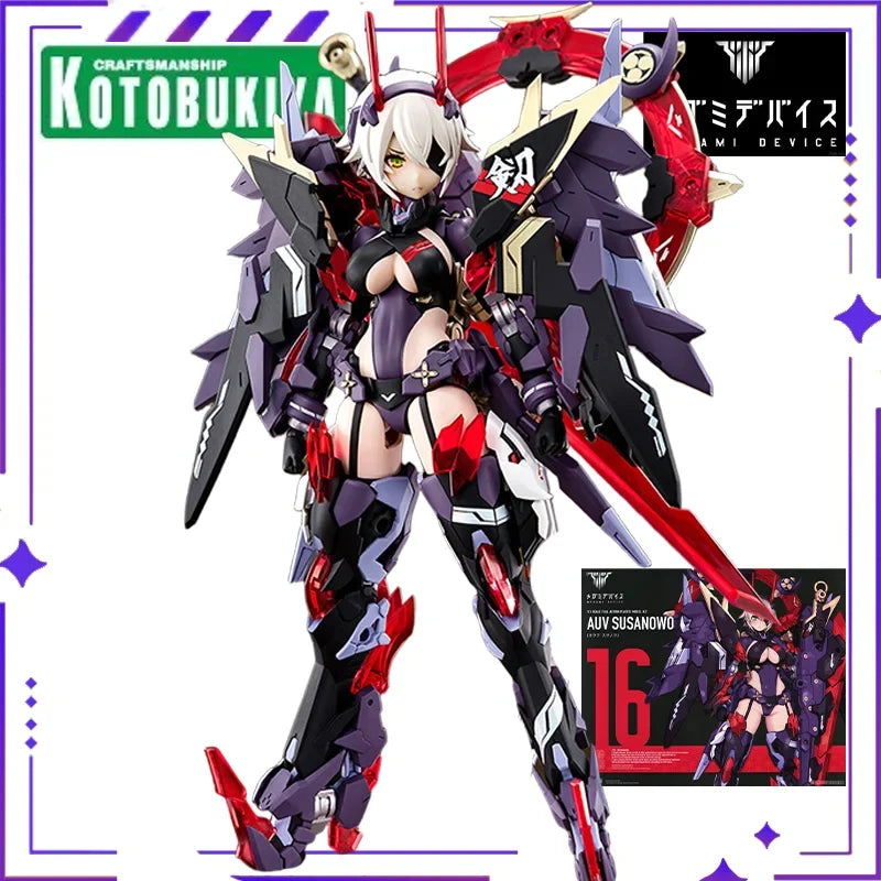 Brand New Stock Genuine Kotobukiya Original Goddess Device, Emperor Witch Susanzo's Male Cangyan Movable Character Model Toygift