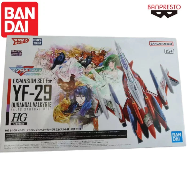In Stock Bandai Original Banpresto The Super Dimension Fortress Macross Yf 29 Action Figure Model Doll Brand New Boxed