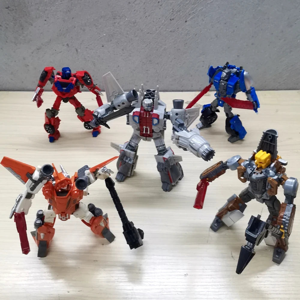 Computron Combiners Transformation Toys 5IN1 Scattershot Nosecone Strafe Afterburner Action Figure Deformed Robot Anime Model