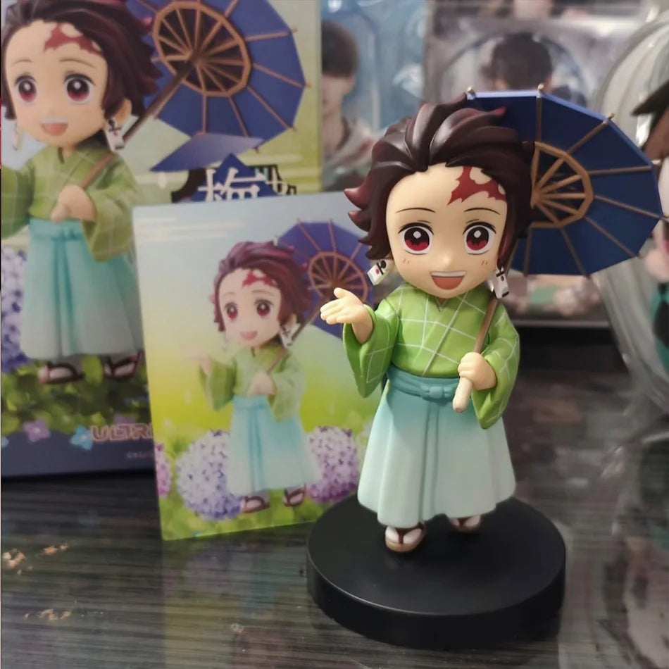 In Stock Original Anime Plum Rain Series AB Blind Box Figure Model Desktop Ornament Trendy Toys Collectible Gift