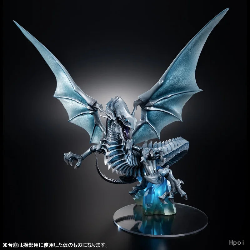 MegaHouse AWM Original:Yu-Gi-Oh! Blue-Eyes White Dragon 28cm PVC Action Figure Anime Figure collectible Model Toys Doll Gift