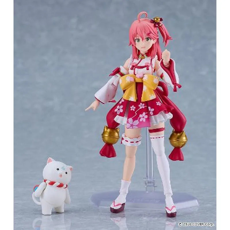 Max Factory Original Figma Hololive Sakura Miko Anime Action Figures Toys for Boy Christmas Gift Collectible Model Ornaments