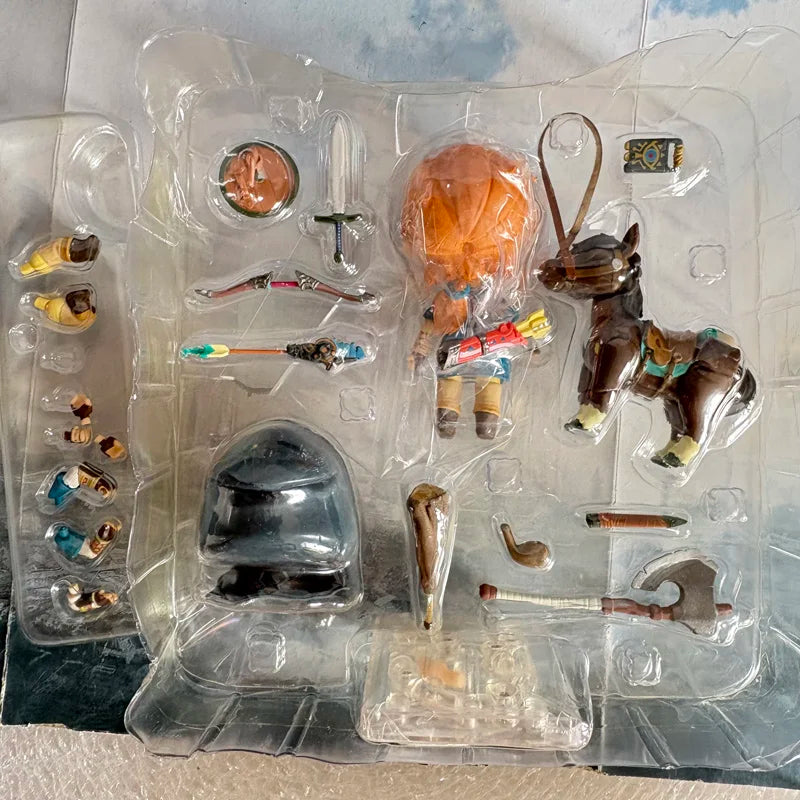 733-DX Game The Legend of Zelda Link Breath of the Wild Ver. PVC 733-DX Ver Edition Deluxe Version Link Action Movable Toys