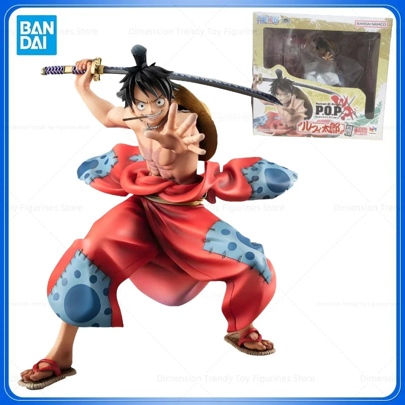 Bandai In Stock MegaHouse POP WA Original Anime One Piece Monkey D Luffy Actionfigur Modell Spielzeug Geschenk DT