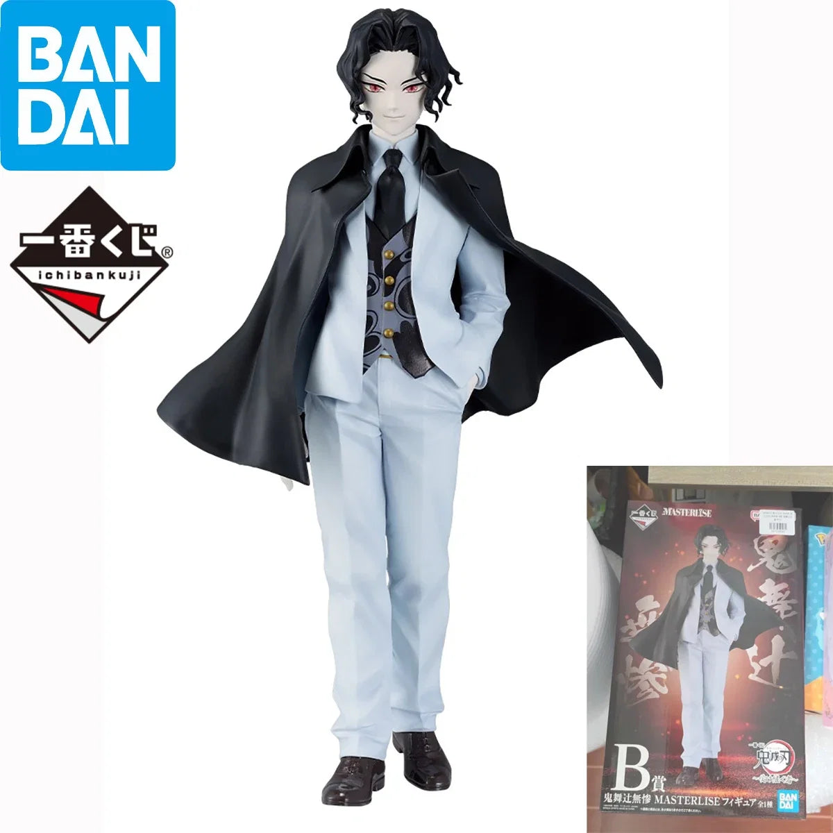 Original in Stock Bandai Spirits Ichiban Kuji Kimetsu No Yaiba - Kibutsuji Muzan Anime Figure Action Figure Model Decoration