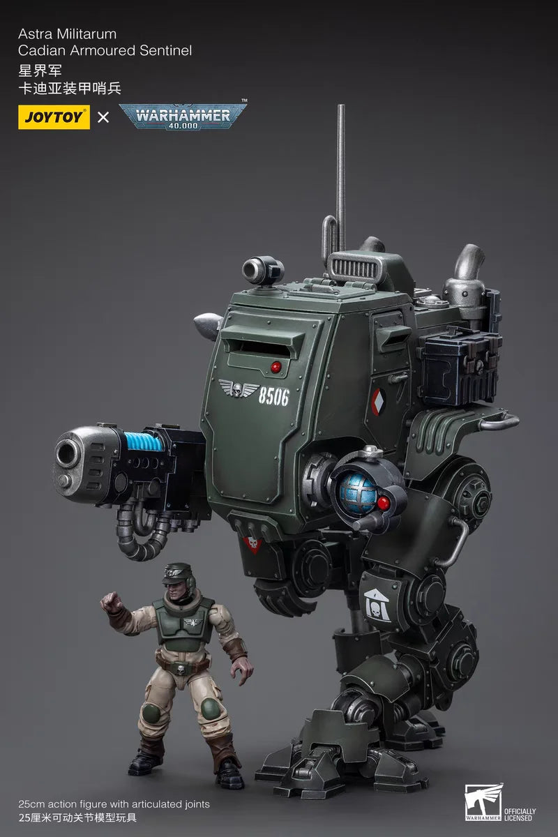 【Original】JOYTOY Warhammer 40K Astra Militarum Cadillac Armored Sentinel Anime Model Toy