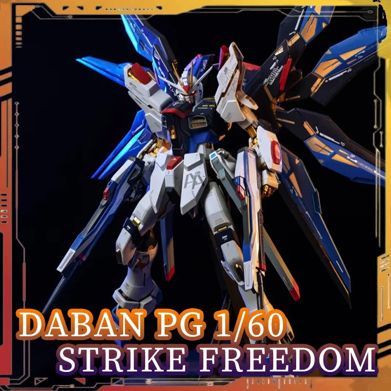 DABAN KO PG Strike Freedom Action Figure 1/60 Scale Assembly Model Kit Head Light Bracket Seed-D Anime Figures Birthday Gift