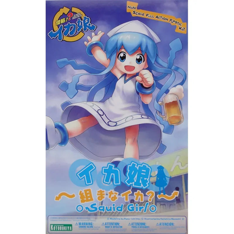 Original Anime Figure THE SQUID GIRL Ika Musume Anime Action Figure Assembly Model Toys Collectible Model Gifts for Children