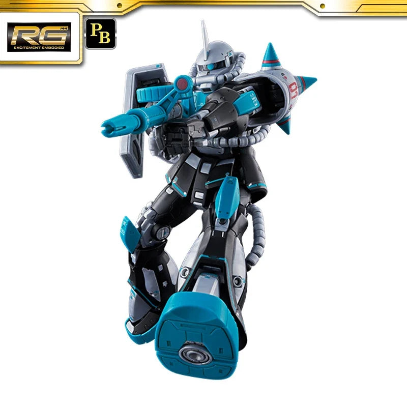 In Stock BANDAI PB Limited GUNDAM X Miku Anniversary Special Project RG 1/144 MS-06S ZAKU Ⅱ [HATSUNE MIKU Ver.] Anime Figure To