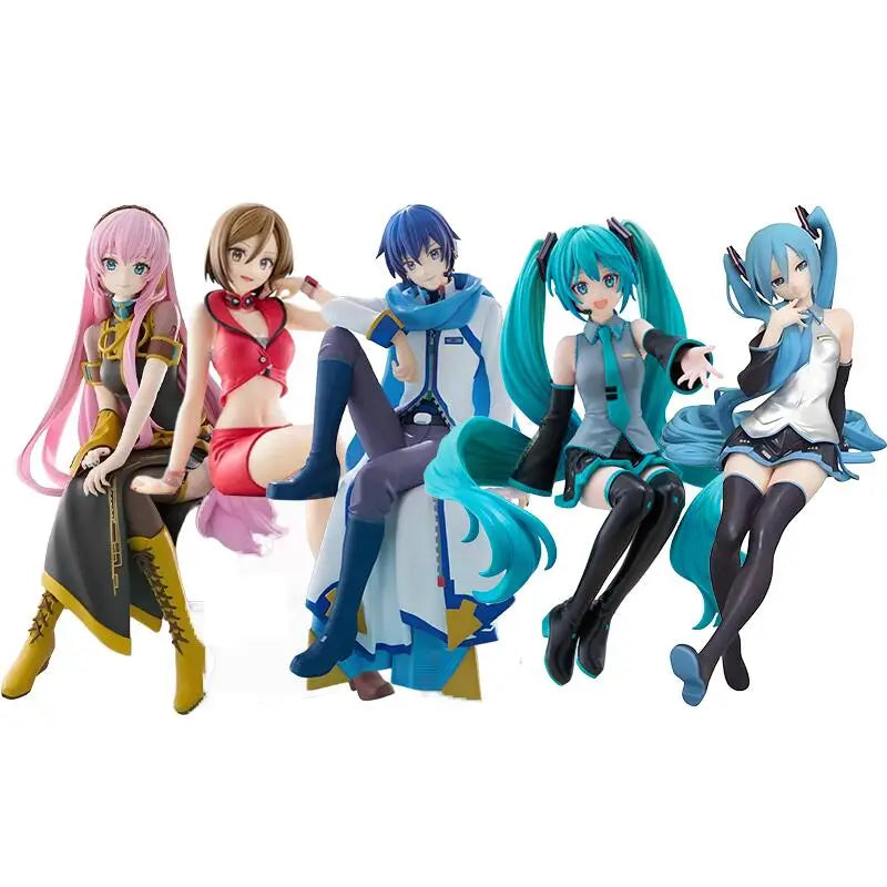 Genuine Furyu Hatsune Miku Noodle Stopper Megurine Luka Meiko Kaito In Stock Original Anime Figure Model Collector Figurine Toys