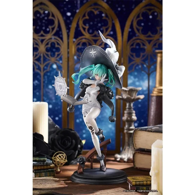 Genuine New In Stock 25cm Original Ribose Rise Up Series 1/8 Hatsune Miku Fantasia Witch Pvc  Figures Model Toy Gifts