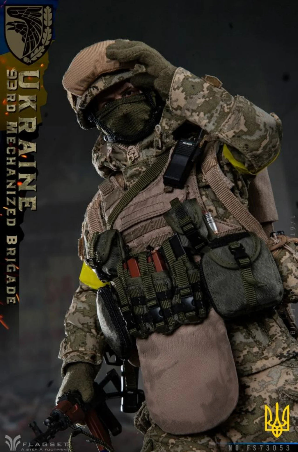 FLAGSET 1/6 Ukraine Anti-tank Gunner FS-73053 Action Figure