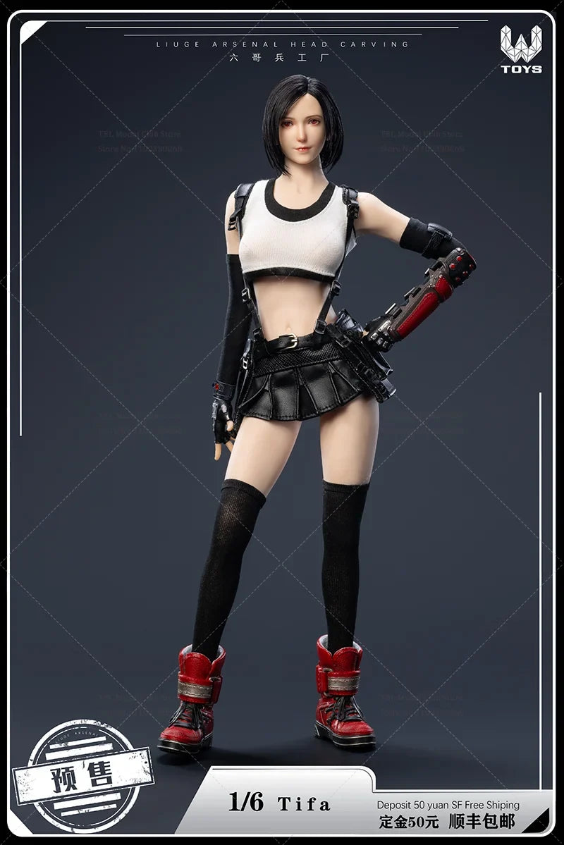 1/6 Scale Clothes Head Sculpt Fantasy Baby Tifa Perfect Goddess Gentle Charm Attraction  For 12-inch Action Figure Soldier